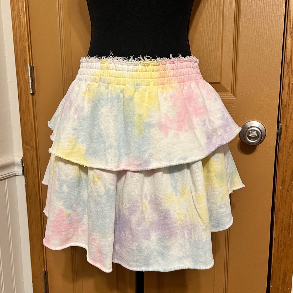 LOVE SHACK FANCY Ruffle Mini Skirt - Picture 6 of 9